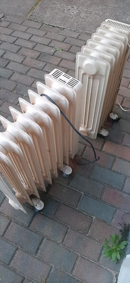 2x Ölradiator Heizung Elektroheizung in Storkow (Mark)