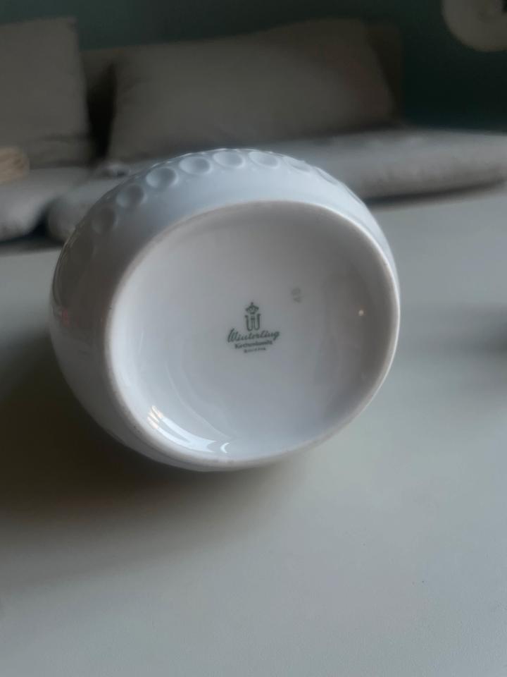 Vase Goldrand 60er Jahre Winterling Porzellan H&M Home Ikea in Berlin