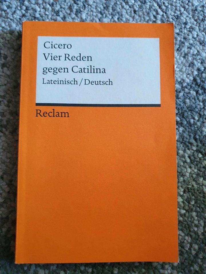 Cicero Vier Reden gegen Catilina Lateinisch/Deutsch Reclam in Neuried Kr München