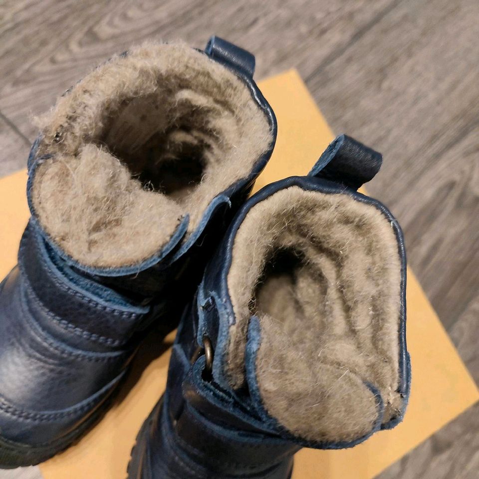 Bisgaard gr 24 blau Stiefeletten Winterschuhe Baby in Baar-Ebenhausen