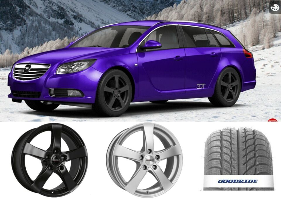 Opel Insignia A Winterreifen Felgen 17 Zoll Winterräder 5x120 OPC in Hattingen