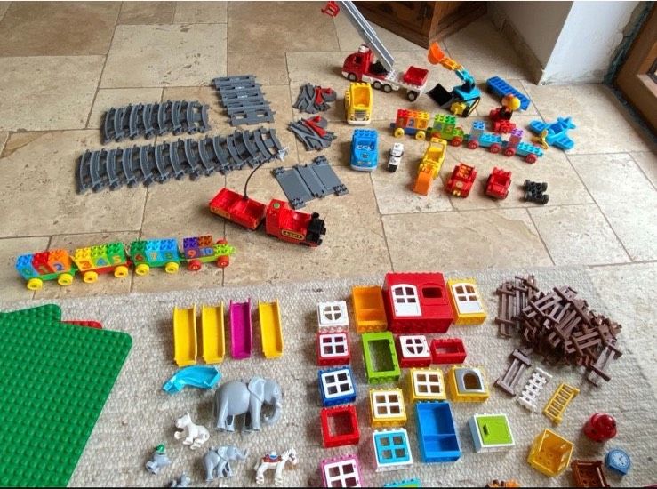 Lego Duplo XXL Konvolut mit Zoo, Zug & Schienen und vieles mehr in Hardebek