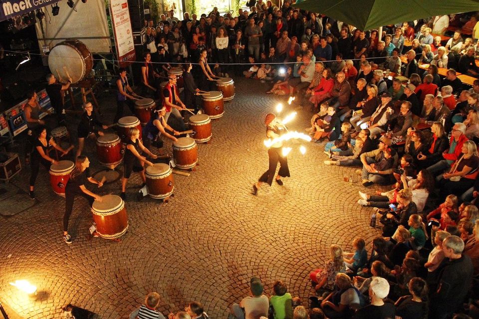 Feuershow Günzburg für Hochzeit, Firmenfeier, Geburtstag uvm. in Günzburg