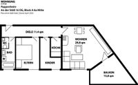 Schöne, gepflegte 2 1/2-Zimmer-Wohnung  zu vermieten/Pappenheim Bayern - Pappenheim Vorschau