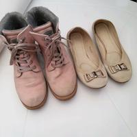 ❤ 2 Paar Schuhe gern getragen Stiefeletten Boots Ballerina Hessen - Solms Vorschau