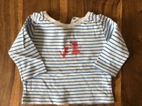 Petit Bateau Shirt Langarm Blau/Weiß Größe 68 (67cm) Kreis Pinneberg - Ellerbek Vorschau