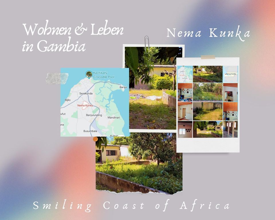 Grundstück mit Haus und Garten in Gambia in Riesa