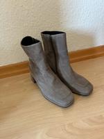 Gabor Stiefeletten Wildleder beige/ grau Buchholz-Kleefeld - Hannover Groß Buchholz Vorschau