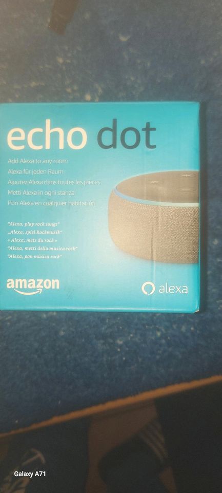 Amazon Alexa Echo dot 3.gen Top Zustand Mit OVP in Essen