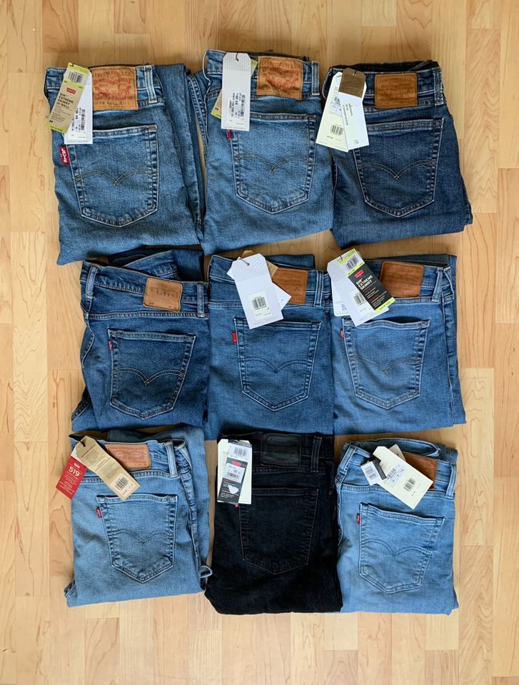 Levi’s 519 Extreme Skinny Fit Jeans Blau - 34/30 - inkl. Versand in Erfurt