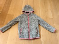 Fleece Jacke H&M Grau meliert mit rosafarbenen Bündchen 110/116 Hessen - Wiesbaden Vorschau