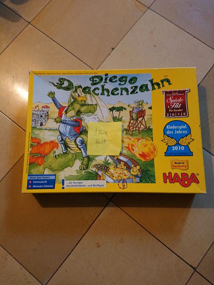 Brettspiel für Kinder Diego Drachenzahn in Hersbruck