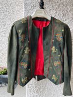 Jägergrüne kurze Ziegenleder-Jacke Vintage Gr.40 Trachten Stadler Stuttgart - Bad Cannstatt Vorschau