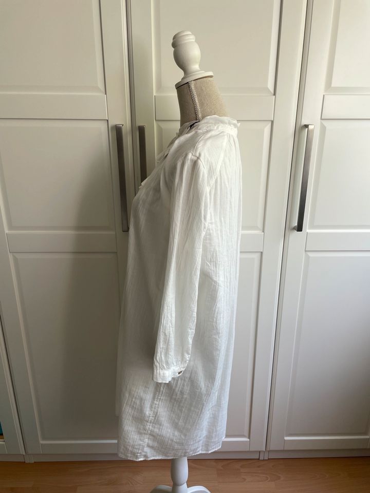 NEU mit Etikett- süßes weißes Kleid,Opus,Wonesa,Rüschen,40,NP 80€ in Meerbusch