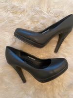 Plateau Highheels schwarz 38 jumex Bayern - Würzburg Vorschau