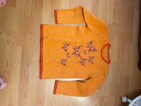 Jakoo Sweatshirt orange mit Schmetterlingen 152/158 Berlin - Wilmersdorf Vorschau