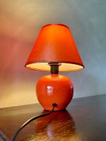 Retro Lampe Tischlampe Vintage, Orange, Höhe 25cm Nordrhein-Westfalen - Krefeld Vorschau