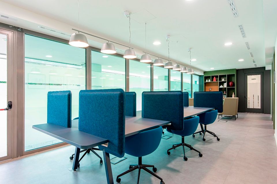 Coworking-Bereich in Regus City Centre in Hannover