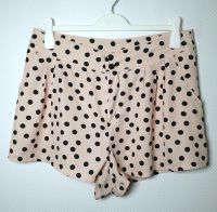 H&M Shorts Gr. 42 in beige / schwarz mit Punkten, kurze Hose Saarland - Homburg Vorschau