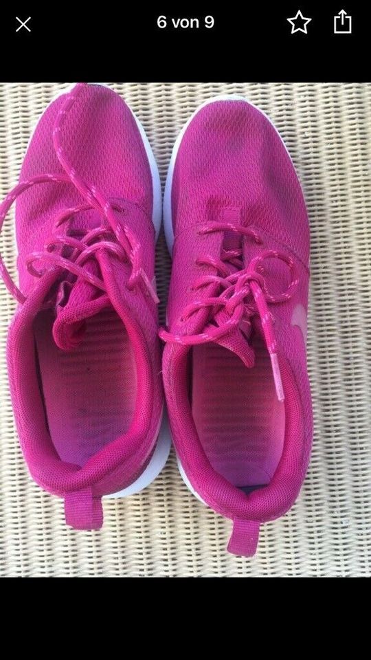 Nike Roshe Run pink Gr 38 sneaker Damen in Lügde