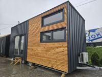 Tiny House 3x8 auf Rädern Wohnanhänger Camping Mobilheim Hessen - Helsa Vorschau