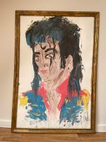 Michael Jackson Hand painting, Styroporrahmen Gold A0 Leipzig - Leipzig, Zentrum Vorschau