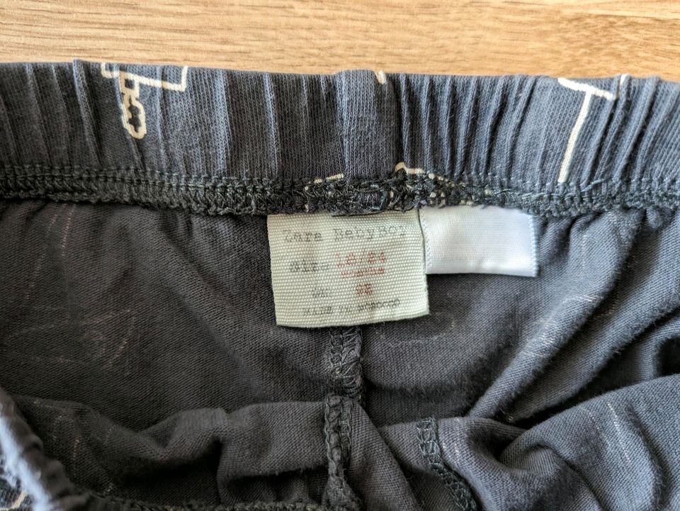 ZARA Schlafanzughose Stoffhose Hose dünn Gr.92 Schiffe in Verden