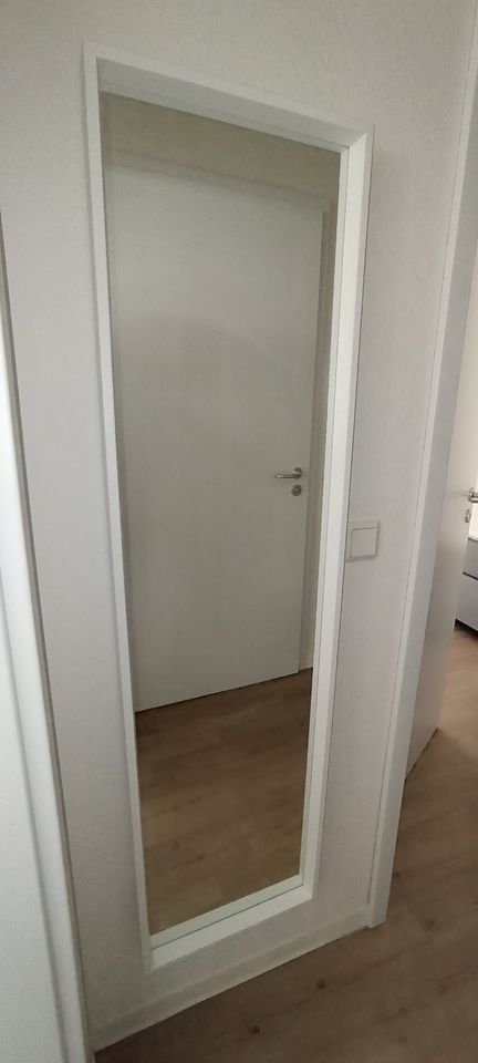 IKEA Spiegel NISSEDAL Weiß 40x150cm inkl. Scharnier zum klappen. in Heide