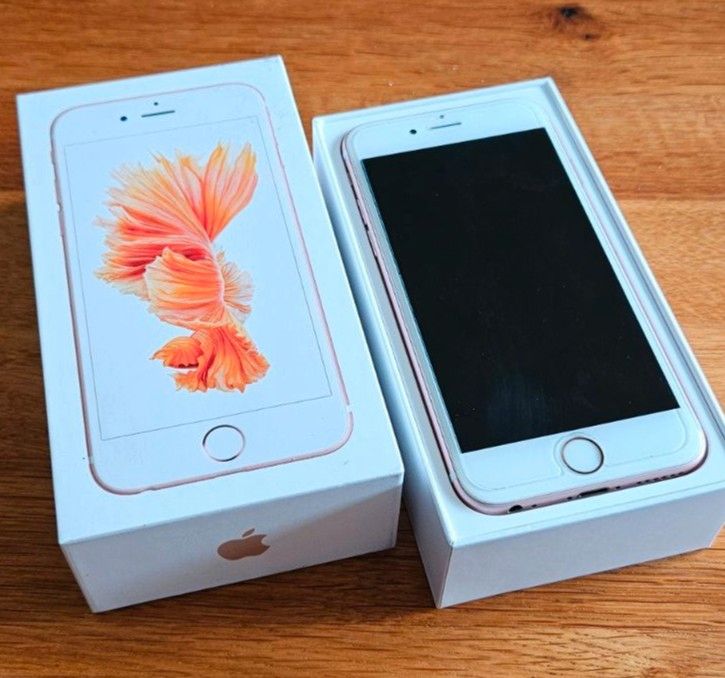 iPhone 6s, Rosegold, 128 GB, OVP in Roth