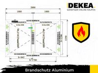 Aluminium Doppelflügelfenster 200x135 Zweifachverglasung Brandschutz Flügelfenster F60 Fenster nach Maß Anthrazit Feuerschutz Industriefenster Hallefenster Ladenfenster Schaufenster Aluminiumfenster Dresden - Wilsdruffer Vorstadt/Seevorstadt-West Vorschau