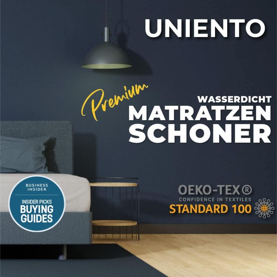 Uniento Wasserdichter Matratzenschoner Matratzenauflage 180x200 in München