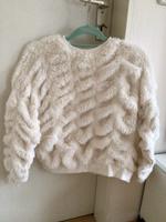 Sweatshirt Pullover Sweater creme offwhite Flausch Plüsch Asos Bayern - Augsburg Vorschau