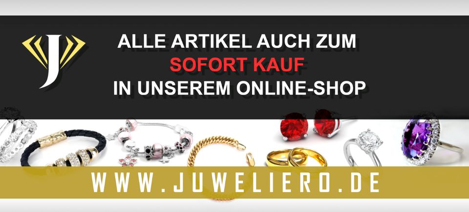 Emaille Anhänger 750 Gold 18 Kt Gelbgold Weißgold juweliero.de in Gelsenkirchen