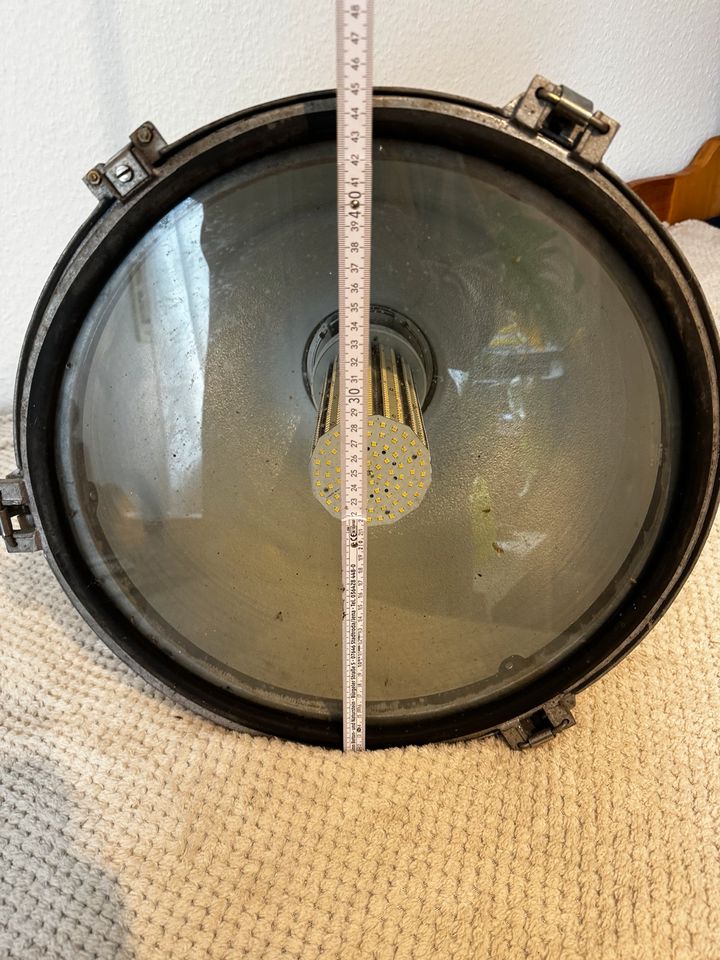 Industrieleuchte inkl. LED Birne 45cm Durchmesser in Leun