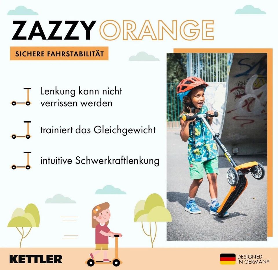 Kettler® Kinder Scooter Roller ab 3 Jr. Cityroller Kickscooter TÜ in Essen