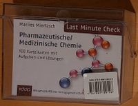 Lernkarten Pharmazeutische / Medizinische Chemie Baden-Württemberg - Gundelfingen Vorschau