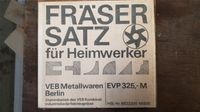 Fräsersatz Heimwerker 7 Stk + Zubehör, unbenutzt, DDR FG38 Brandenburg - Lieberose Vorschau