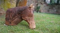 Pferd aus Eiche - Holzkunst Hermann - Carving / Kettensägenkunst Hessen - Rotenburg Vorschau