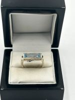 Vintage Ring mit Himmel blauen Topas Silber 925 Berlin - Spandau Vorschau