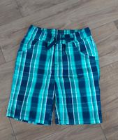 Jungen Shorts kurze Hose grün blau Karo Gr. 152 Gummibund Niedersachsen - Walsrode Vorschau