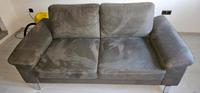 Sofagarnitur Sofas (3er und 2er) Anthrazit - sehr guter Zustand Westerwaldkreis - Mörsbach Vorschau