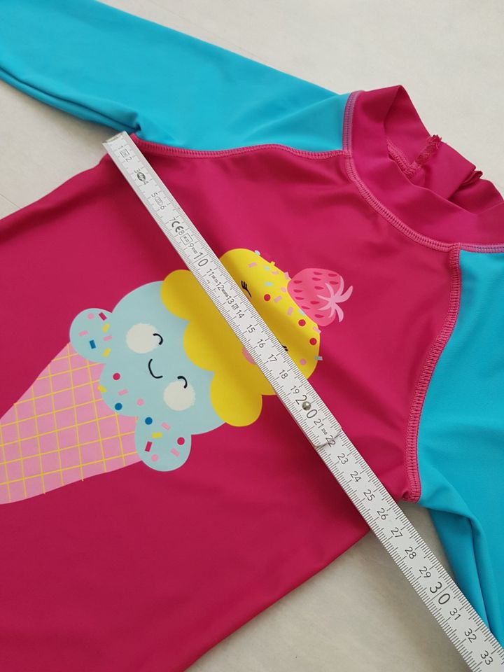 UV Shirt Einteiler Badeshirt Gr.98 pink UV Kleidung Shirt langarm in Limburg