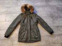 Bench Damen Winterjacke/ Wintermantel Khaki mit Echtpelz Gr L Bayern - Walderbach Vorschau