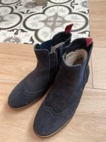 Chelsea Boots Damen Wildleder blau Stiefeletten Schuhe Pier One Nordrhein-Westfalen - Bottrop Vorschau