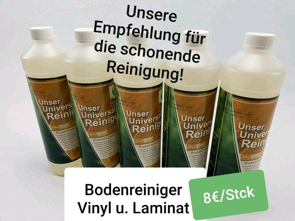 Klick-Vinyl 360m² Vinyl-Bode Eiche-Boden Rigid-Boden Oak SPC-Belag Holz-Design Lang-Diele Fussboden Lager-Verkauf Honig-Eiche Lang-Diele Vater und Söhne Honig-Eiche kein Laminat Parkett in Augustdorf