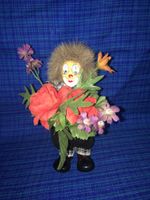Clown mit Blumenbouquets - 20x9x7,5cm - Figur - Sehr Gut Harburg - Hamburg Fischbek Vorschau