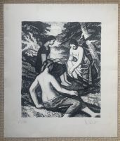 HANS LIST - signiert Original Lithografie - deutscher Maler Kunst Baden-Württemberg - Ravensburg Vorschau