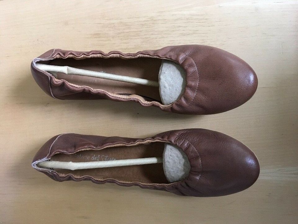 Braune Lederballerinas Gr. 37 neu tolles Leder in München