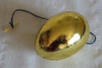 Ausgeblasenes Hühner Ei mit 24 Karat Gold vergoldet Dresden - Neustadt Vorschau