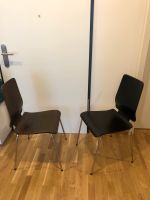 2 Stühle Essstuhl Ikea Holz Schwarz Metall Beine Bayern - Traunstein Vorschau